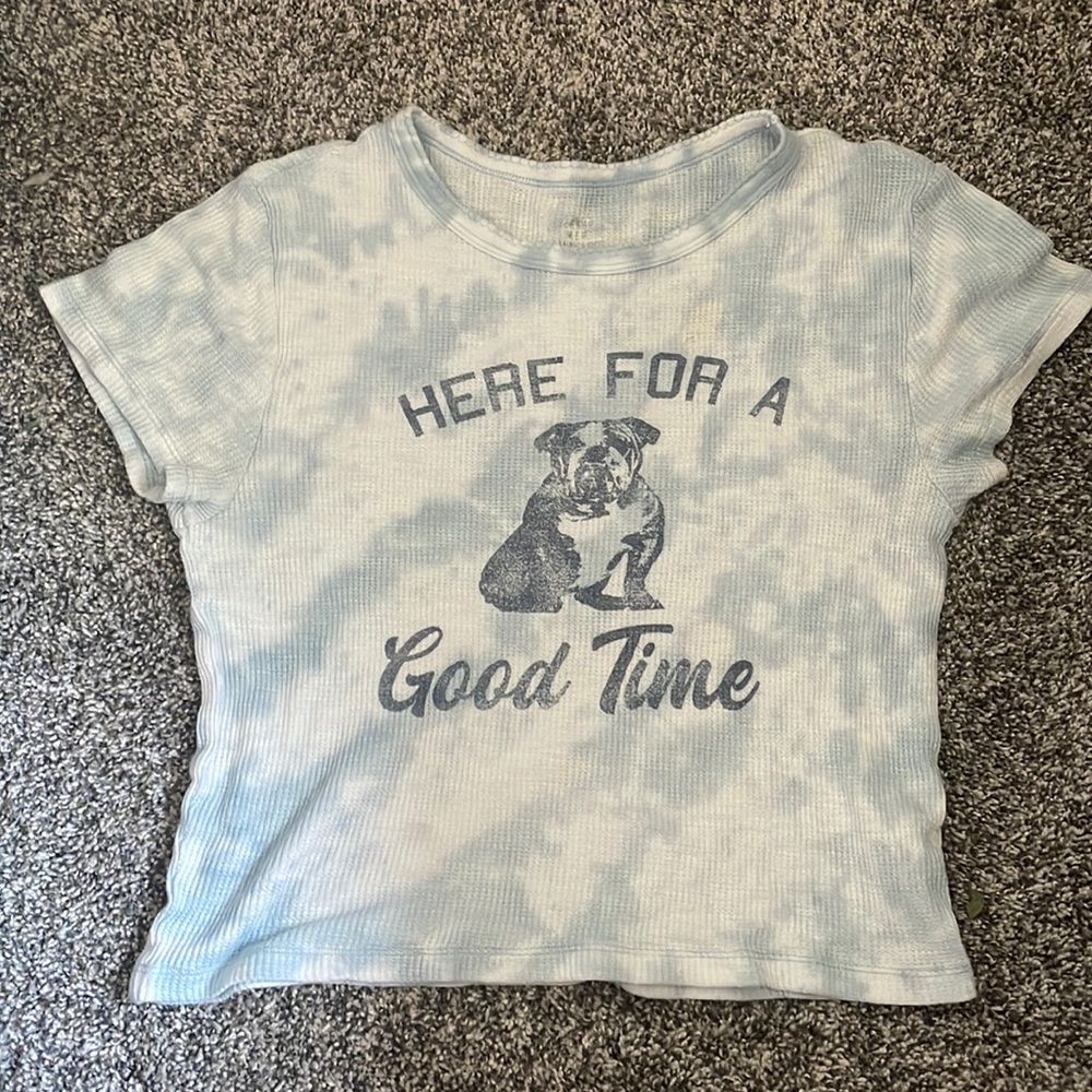 Aerie baby waffle tee.